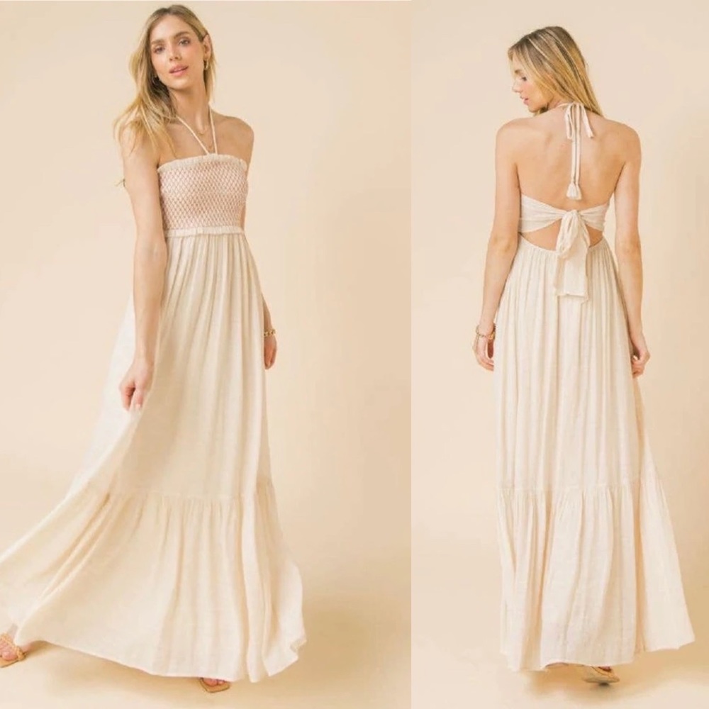 Flying Tomato Boho Maxi Dress NWT
